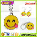 Pendentif personnalisé en langue des signes Emoji pour les lèvres Smiley en alliage pour cadeaux